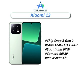 Điện thoại Xiaomi Mi 13 rom quốc tế RAM 8/128GB chip Snapdragon 8 Gen 2 màn 120Hz quay video 8K pin 4500 mAh