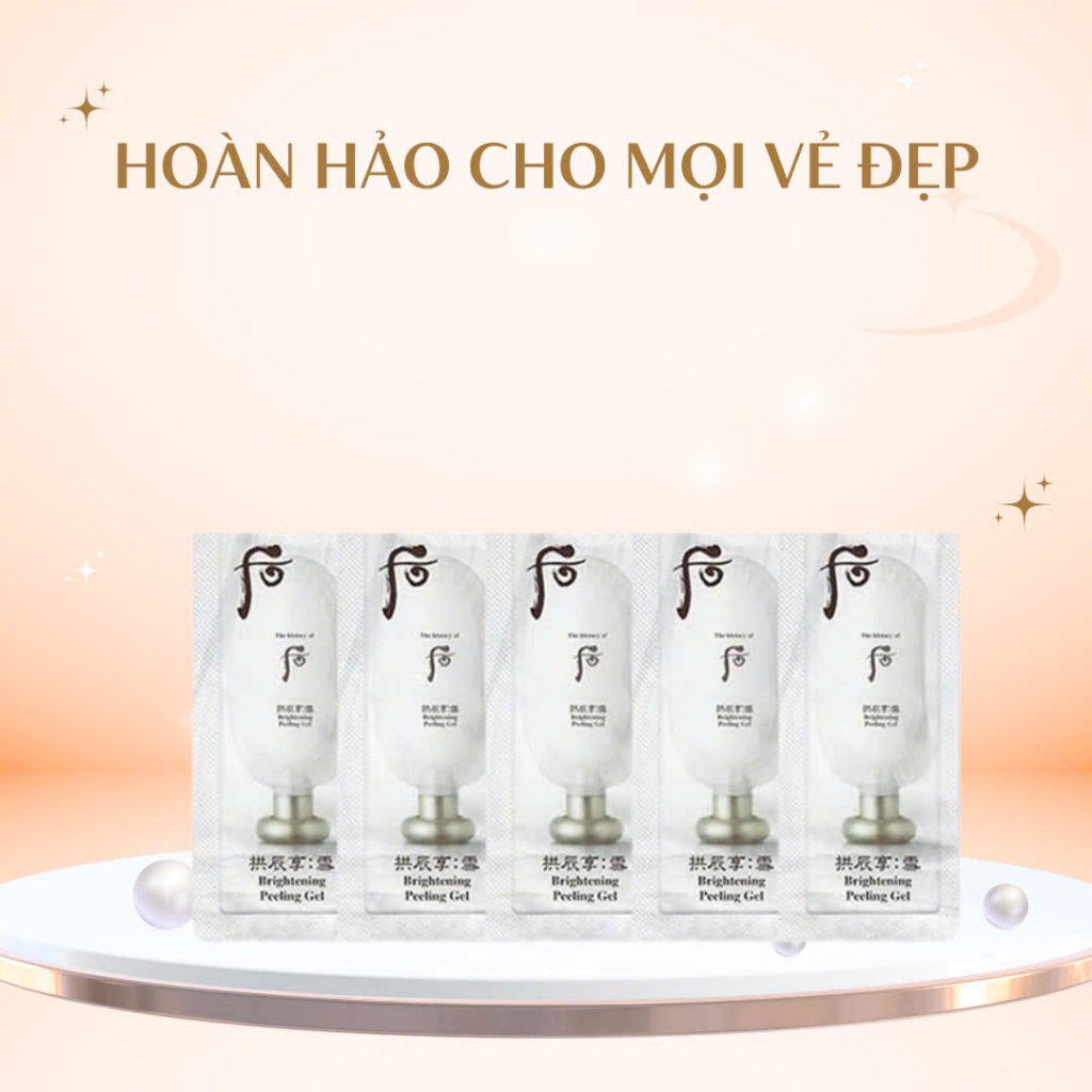 Gói Tẩy da chết whoo trắng da