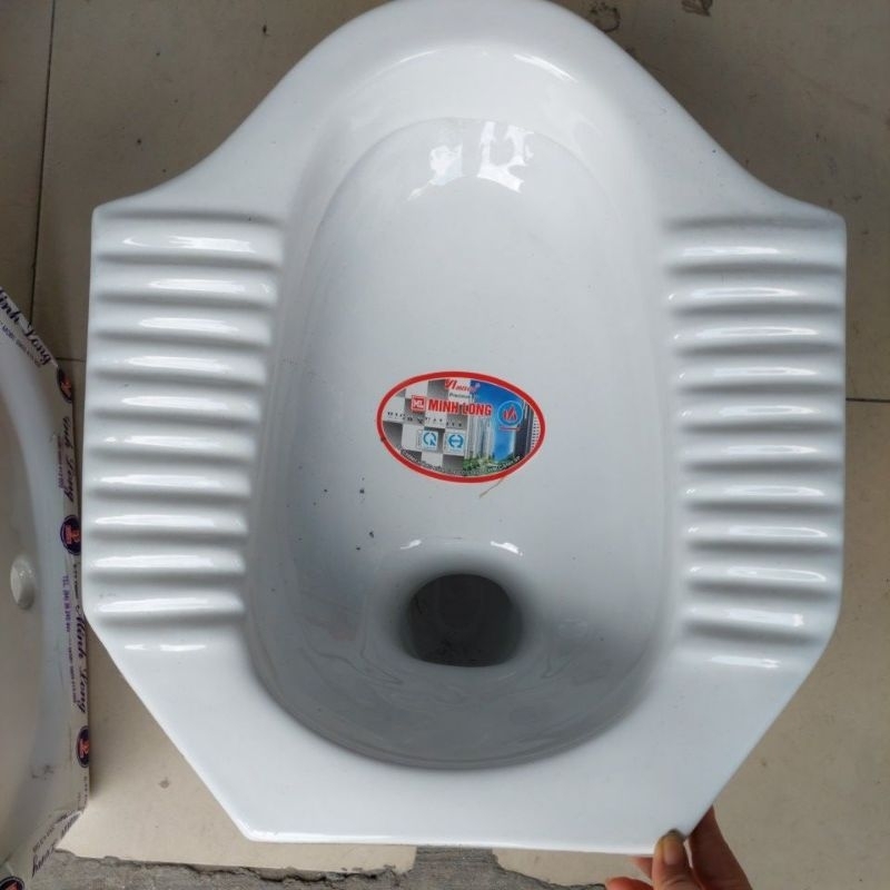 Bàn cầu xí xổm Minh Long giá rẻ