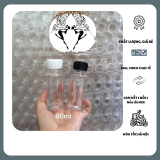 Chai nhựa pet 75-80ml đựng đồ uống thử tientienshop