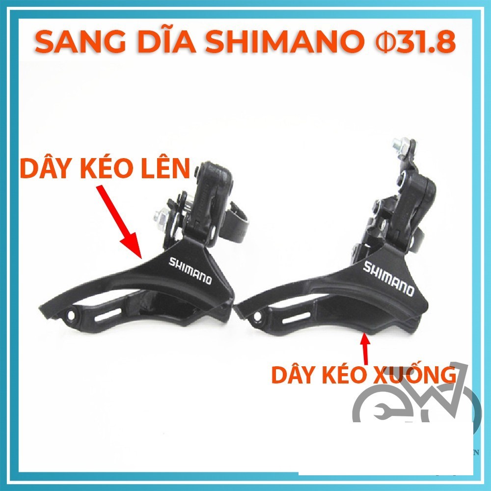 Sang Dĩa Xe Đạp - Gạt Dĩa Xe Đạp Thể Thao 31.8mm