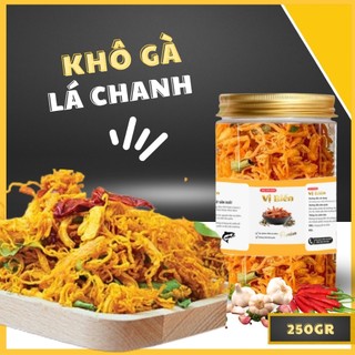 Khô Gà Lá Chanh Đồ Khô Vị Biển Foods Thịt Khô Chế Biến Sẵn Thơm Ngon Hủ 250gr
