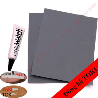 Tuýp đánh bóng kính đồng hồ nhựa, mica Polywatch kèm giấy nhám