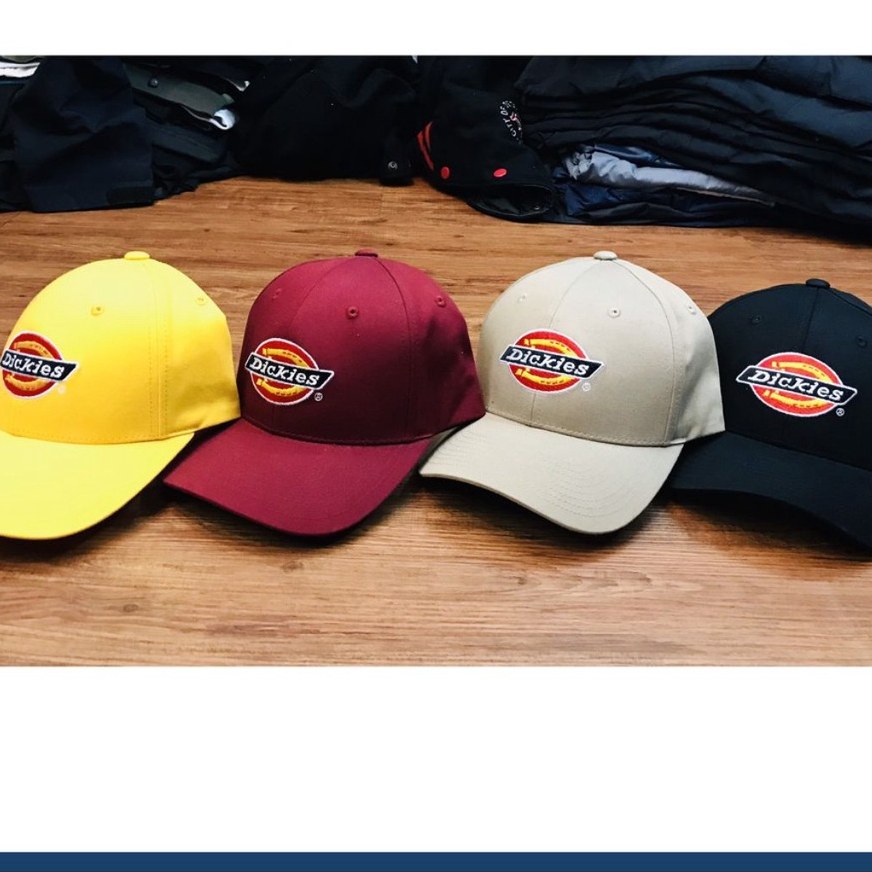Nón Cap 4 Màu Đen Kem Trắng Đỏ Chất Mềm Form Cứng.