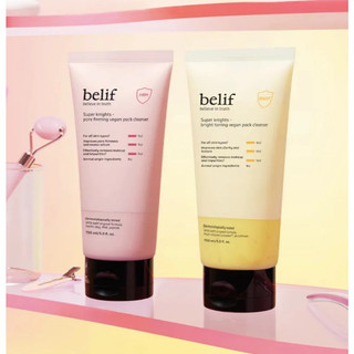 Sửa rữa mặt BELIF Super Knights Vegan Cleanser Set 150ML