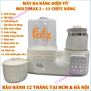MULTIMAX 3 - Máy Hâm Sữa , Tiệt Trùng Sấy Khô, Nấu Cháo Fatzbaby Multimak - Fatz FB9322SJ