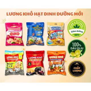 Gói 280gr lương khô mini Việt Nam thương hiệu Tân Việt Nhật, bánh mềm thơm sẵn 15 vị