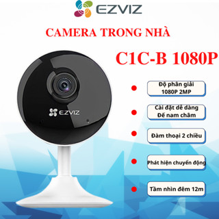 Camera Wifi EZVIZ C1C-B/H1C 1080P Trong Nhà góc rộng cố định, đế nam châm gắn tường, đàm thoại 2 chiều, chính hãng