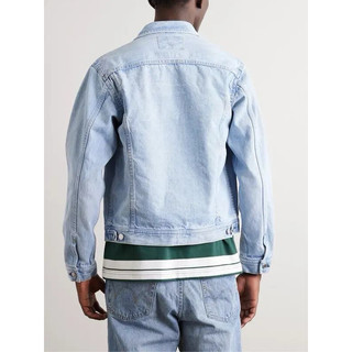 (𝑪𝒉𝒊́𝒏𝒉 𝒉𝒂̃𝒏𝒈) 𝐀́𝐨 𝐊𝐡𝐨𝐚́𝐜 𝐉𝐞𝐚𝐧𝐬 𝐍𝐚𝐦  Edwin Backdoor xuất Nhật(Edwin Denim Jacket)