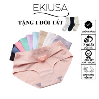 Quần Lót Nữ Đúc Su EKIUSA Không Đường May Siêu Mỏng Mát Co Giãn 4 Chiều Nhiều Màu 4 Cỡ M/L/XL/XXL Mẫu 810