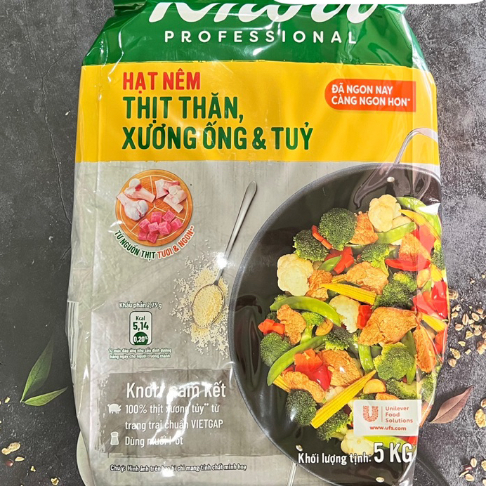 Hạt nêm thịt thăn xương ống tuỷ Knorr (5kg/ Thùng 15 kg)
