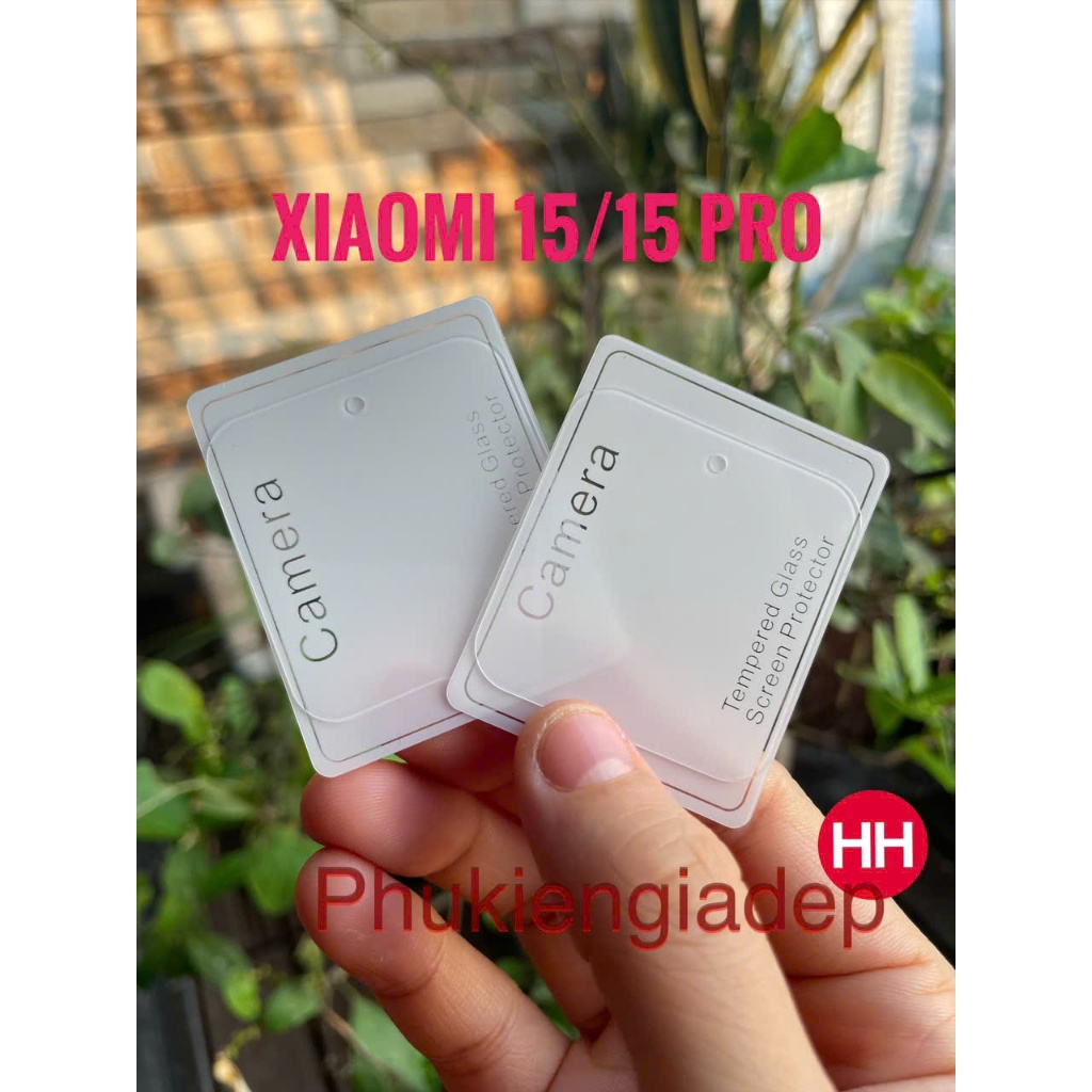 Kính cường lực CAMERA Xiaomi 15 , Xiaomi 15 Pro , Xiaomi 15 Ultra trong suốt siêu bảo vệ camera