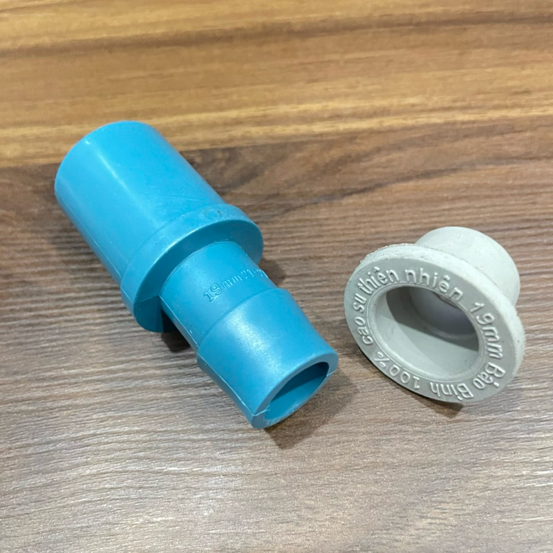 10 Cục Nối Chin N21-27-19mm Nhựa PVC Kèm Ron Cao Su 19mm Dùng Nối Ống Trong Hệ Thống Tưới