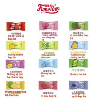 Kẹo Ngậm Trái Cây Mix Vị Không Đường Vitamin C Thơm Miệng Mát Lạnh- Ăn Vặt Bé Dứa - Nội Địa Trung