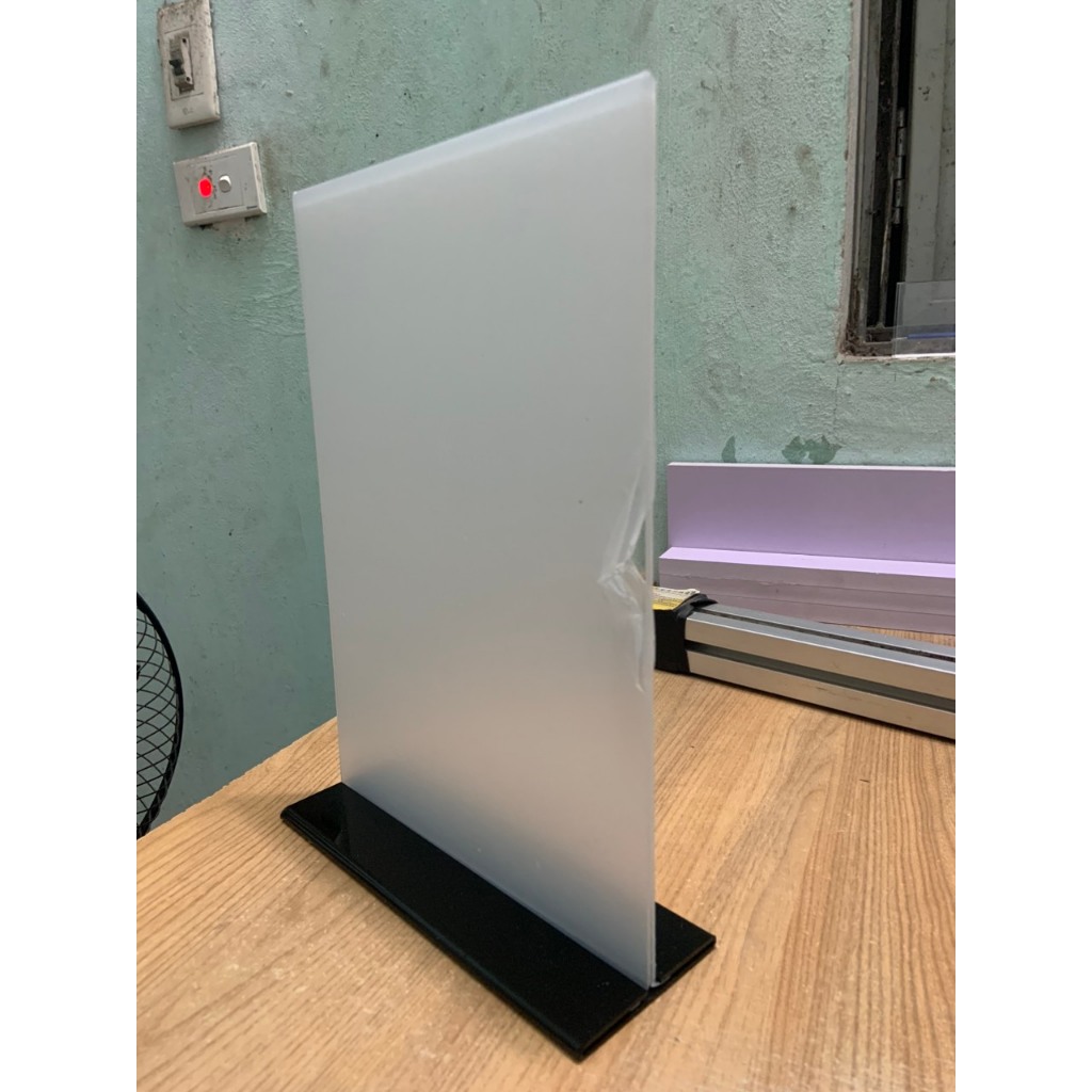 Standee menu mica a5, menu để bàn a6