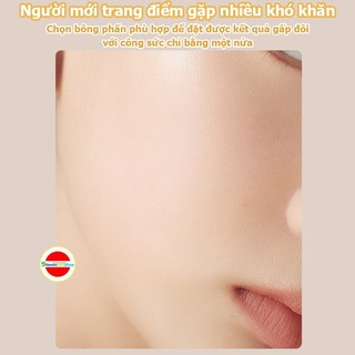 2 cái Bông phấn Butter siêu mềm mịn
