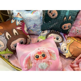 Gối vuông tựa lưng (mẫu ngẫu nhiên) size 38 x 38 - thun 5D