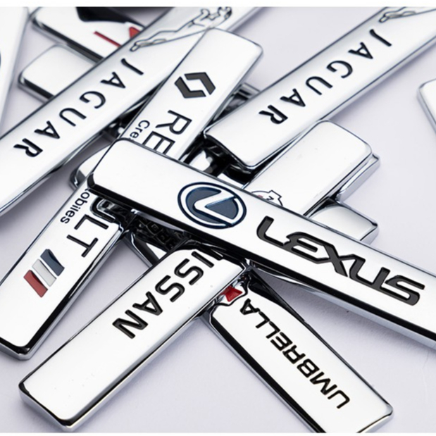 Logo kim loại 3D các hãng xe