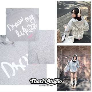 Áo khoác Hoodie Zip chân cua Draw THOXRI