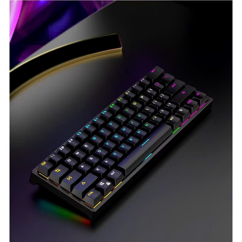 [ 2hand tặng chuột gaming ICORE ] Bàn phím cơ gaming LEAVEN K620 blue switch