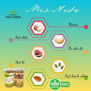 Hạt Dinh Dưỡng 250g - 500g (macca, óc chó vàng, óc chó đỏ, hạt điều, hạt bí, hạnh nhân