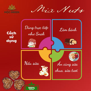 Hạt Dinh Dưỡng 250g - 500g (macca, óc chó vàng, óc chó đỏ, hạt điều, hạt bí, hạnh nhân