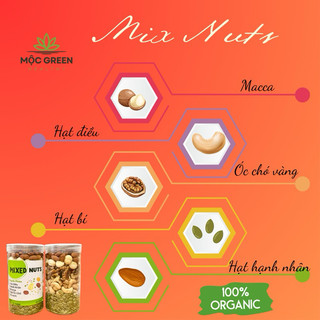 Hạt Dinh Dưỡng 250g - 500g (macca, óc chó vàng, óc chó đỏ, hạt điều, hạt bí, hạnh nhân
