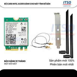 Bộ card WIFI 6 Intel AX200 M.2 dành cho PC