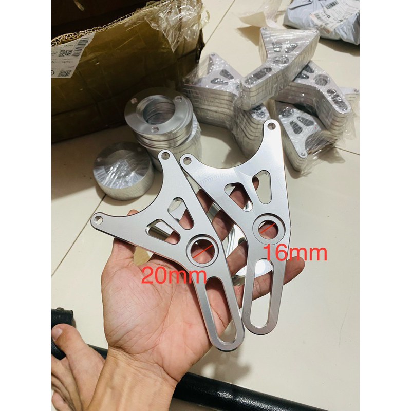 pát cnc đĩa sau xe điện size 220 dùng cho động cơ zin và động cơ độ vinfast yadea cap a dk bike yuma