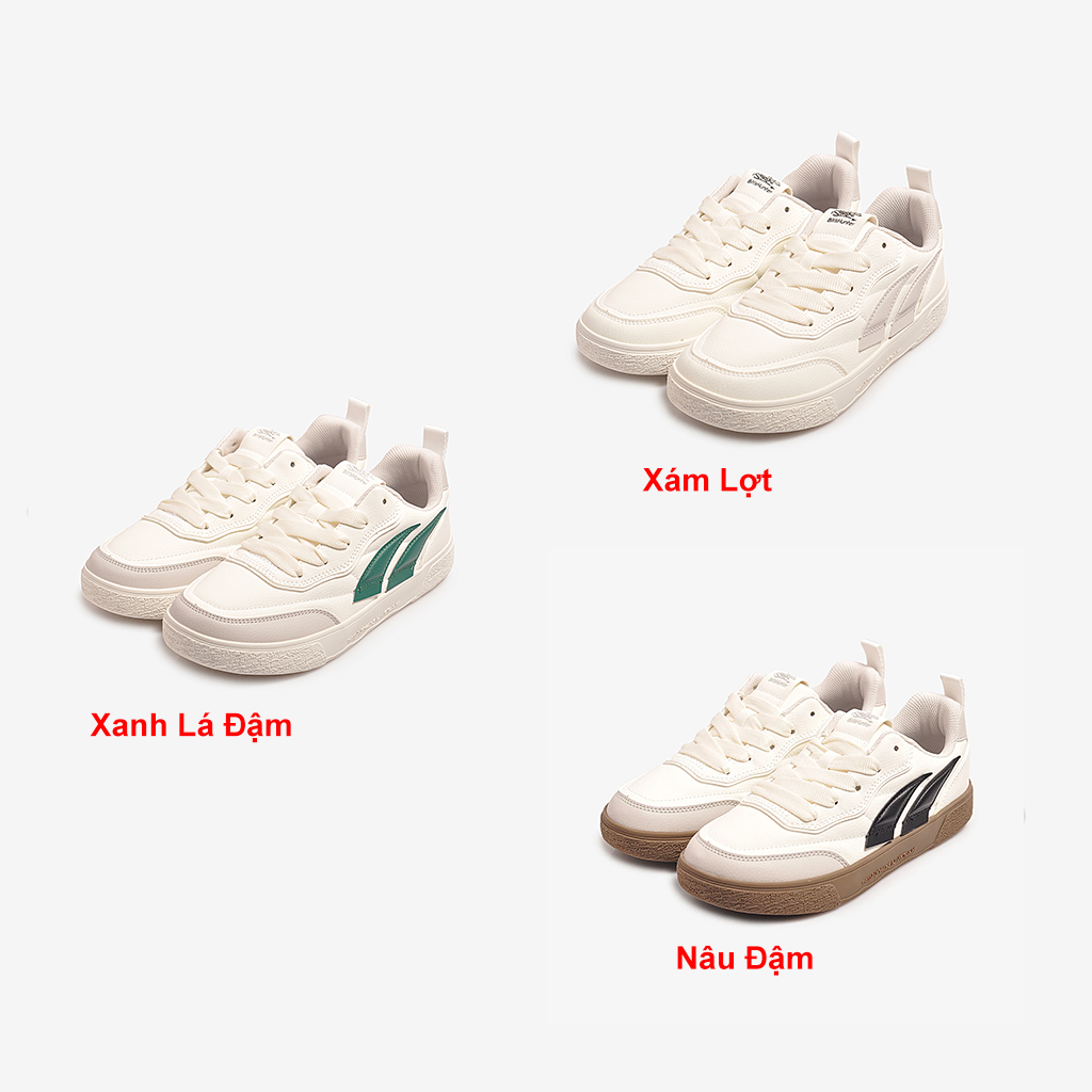 Giày Thể Thao Nữ Bitis Hunter Street HSW008600 - Nâu Đậm, Xanh Lá Đậm, Xám lợt