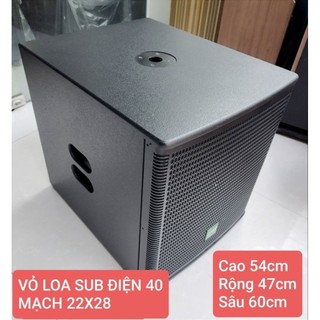 VỎ LOA SUB ĐIỆN 40, VỎ LOA SUB BASS 40, LOA SUB BASS 40 - MẠCH 28X30 - GIÁ 1 CHIẾC