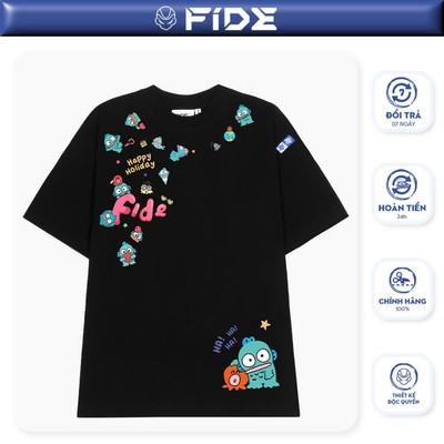 Áo thun FIDE Cá Hề phông unisex local brand nam nữ cổ tròn oversize - AT108