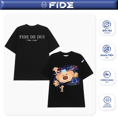 Áo thun FIDE Cung Hoàng Đạo phông unisex local brand nam nữ cổ tròn oversize - AT105 (Thiên Bình)
