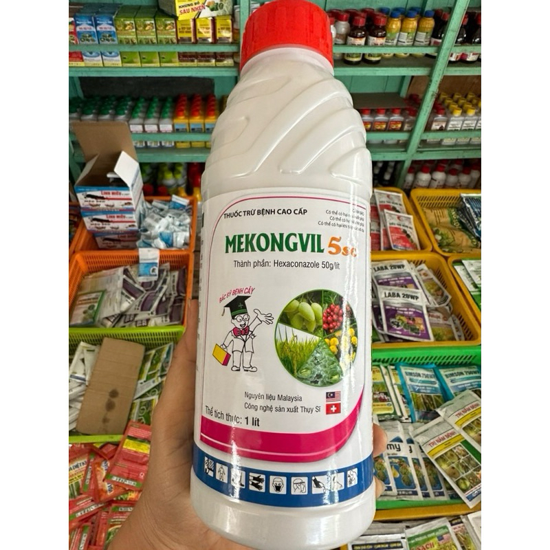 MEKONGVIL 5sc chai 1 lít chuyên trừ khô vằn, lem lép hạt, rỉ sắt, thán thư,….