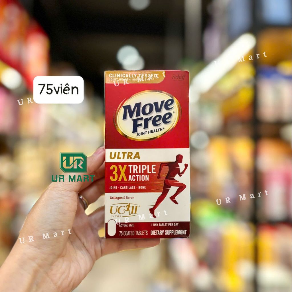 Viên Uống Bổ Trợ Xương Khớp MOVE FREE GLUCOSAMINE Cải Thiện Xương Khớp
