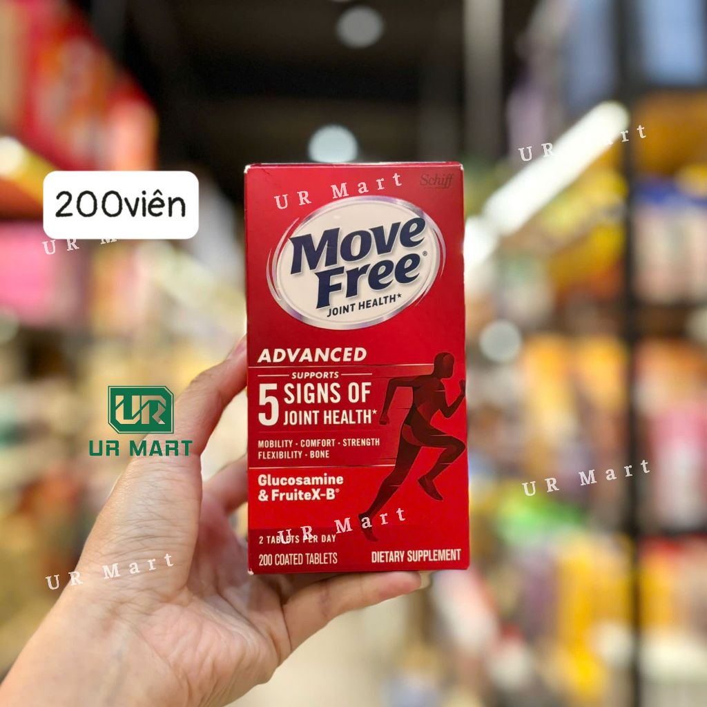 Viên Uống Bổ Trợ Xương Khớp MOVE FREE GLUCOSAMINE Cải Thiện Xương Khớp