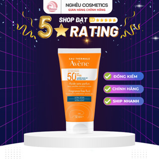 [cận date mô tả] Kem Chống Nắng Avene Thoáng Nhẹ Chống Trôi Nâng Tone Da Very High Protection Fluid SPF50+ 50ML