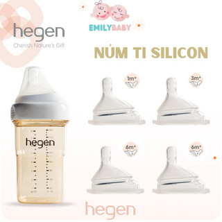  Núm ti bình sữa Hegen chính hãng 