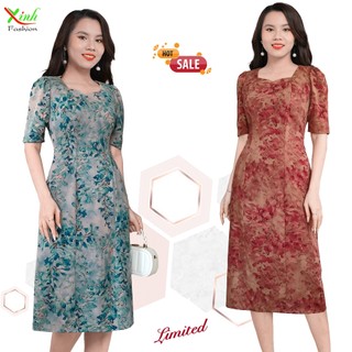 Đầm Suông Tay Cổ Vuông Lụa Korea 2 da mềm mát DL650DL651DL652