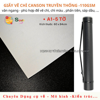 [ A1 , A2 ] Giấy canson vẽ chì 110gsm , Giấy Canson khổ lớn A1 , A2
