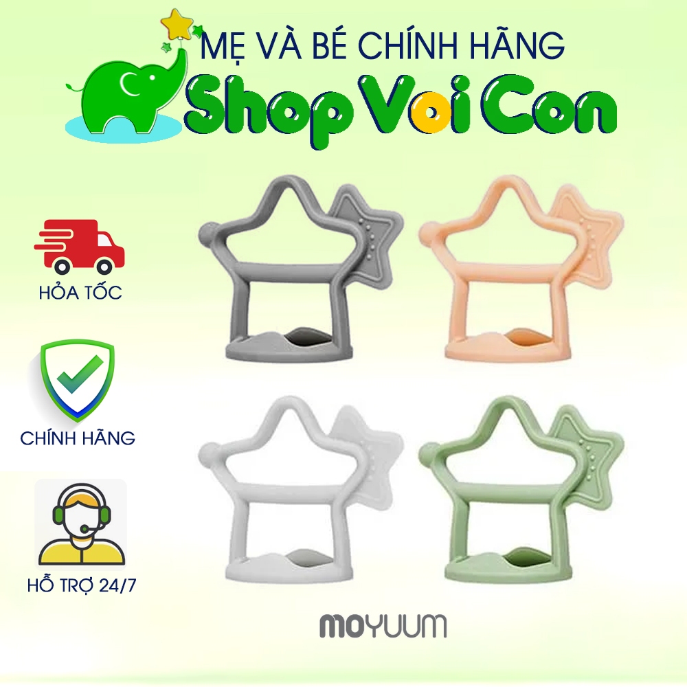 🐰🥕Gặm Nướu SILICON Moyuum Hàn Quốc Cao Cấp Siêu Mềm 🐰🥕 - ĐẢM BẢO CHÍNH HÃNG