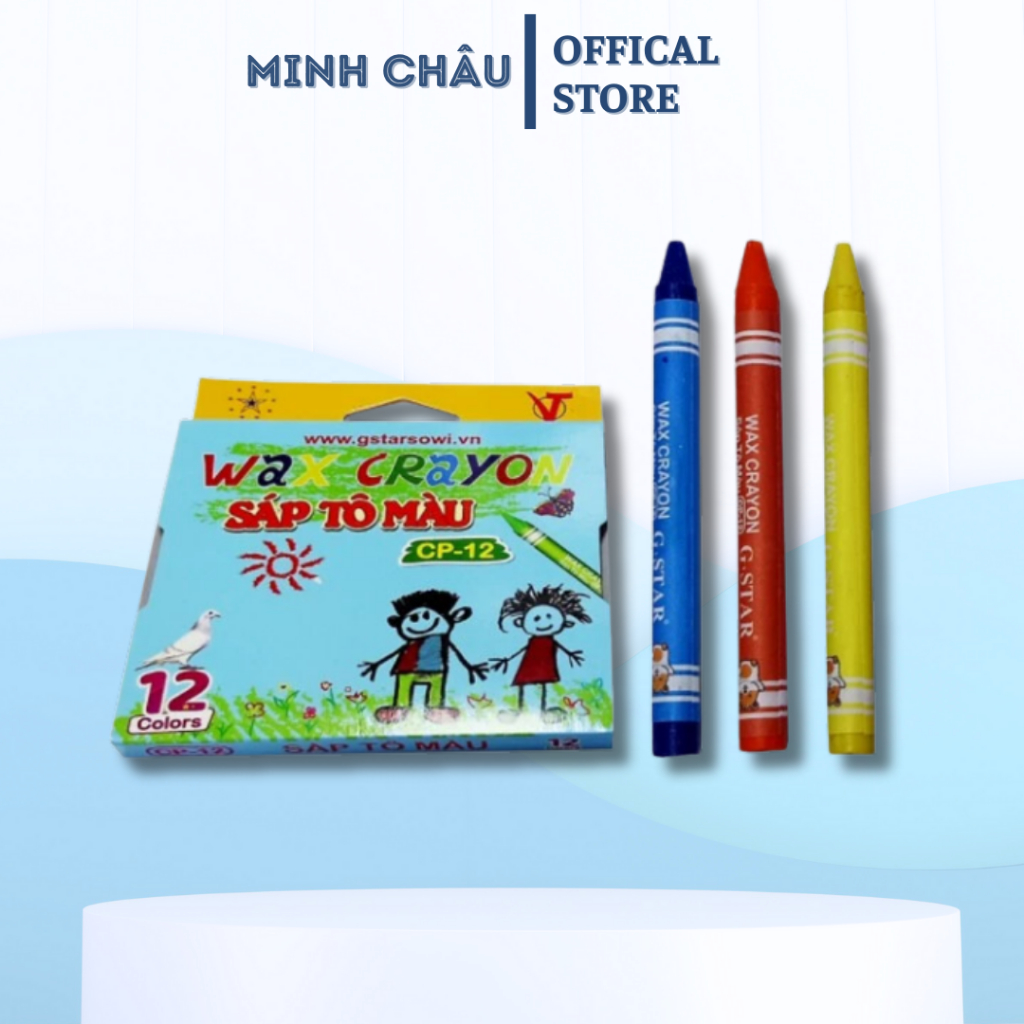Sáp tô màu WAX CRAYON CP12