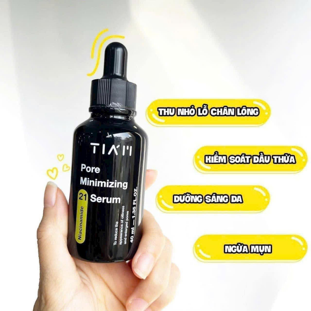 inh chất TIAM Pore Minimizing Niacinamide 21 Serum 40Ml