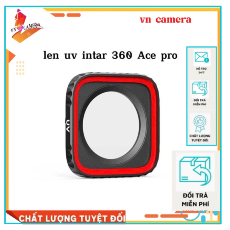 len uv intar 360 ACE pro  thay thế hình ảnh như len máy len instar 360 ace pro camera