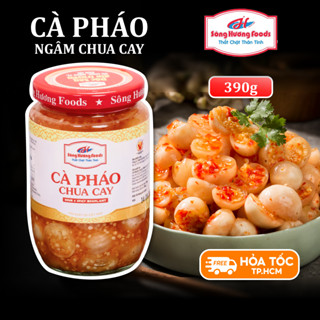 Cà Pháo Chua Cay Sông Hương Foods Hũ 390g - Ăn Kèm Cơm, Bún, Mì Tôm, Ăn Vặt, Thịt Nướng, Canh Rau