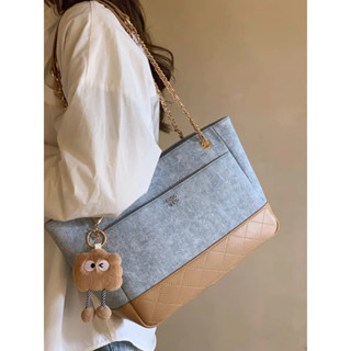 TT280 Túi xách choi Size 29cm Chất Demin dung tích lớn Đựng Được Nhiều Đồ Kèm Charm hot trend 2024