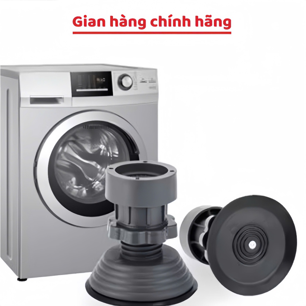 Bộ 4 chân chống rung máy giặt có thể tăng giảm chiều cao [ HÀNG TỐT ]