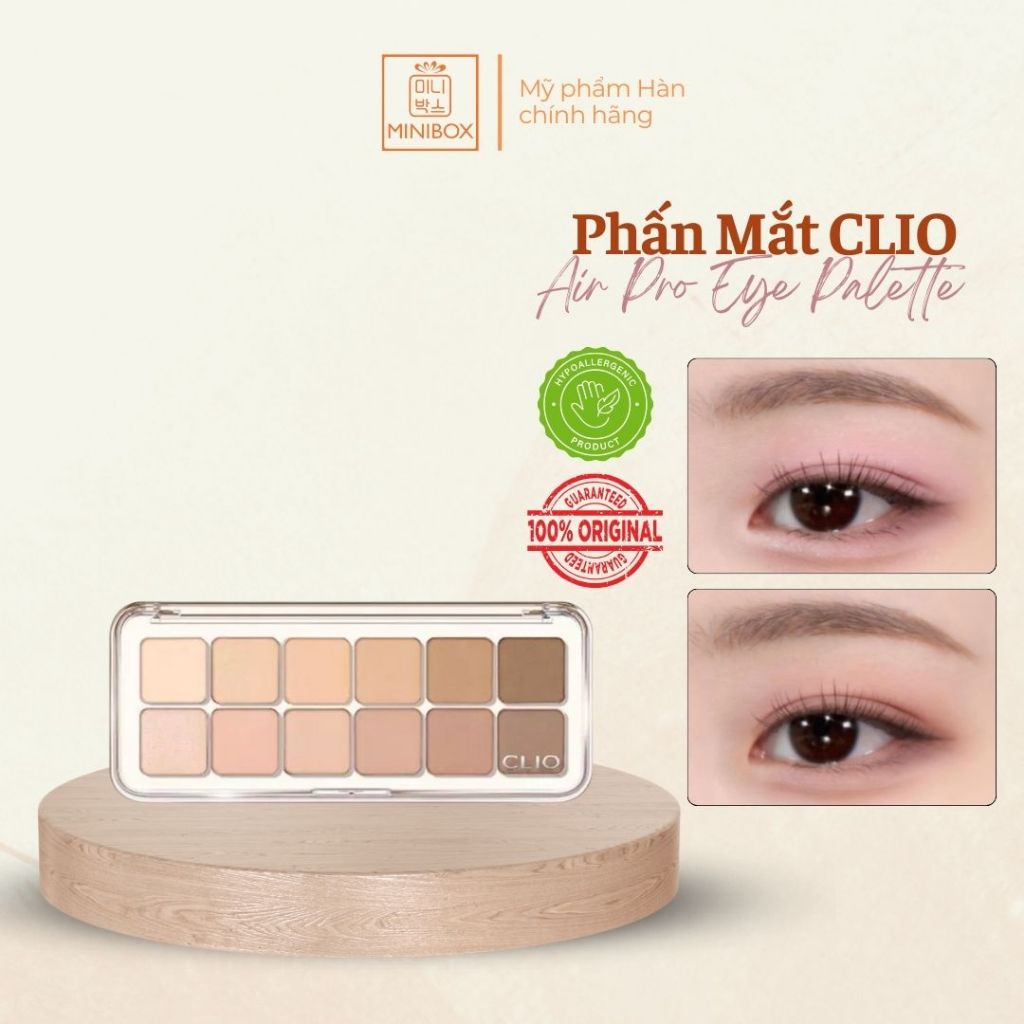 Phấn Mắt Siêu Đẹp 12 Ô Clio Air Pro Eye Palette (0.6gx12)