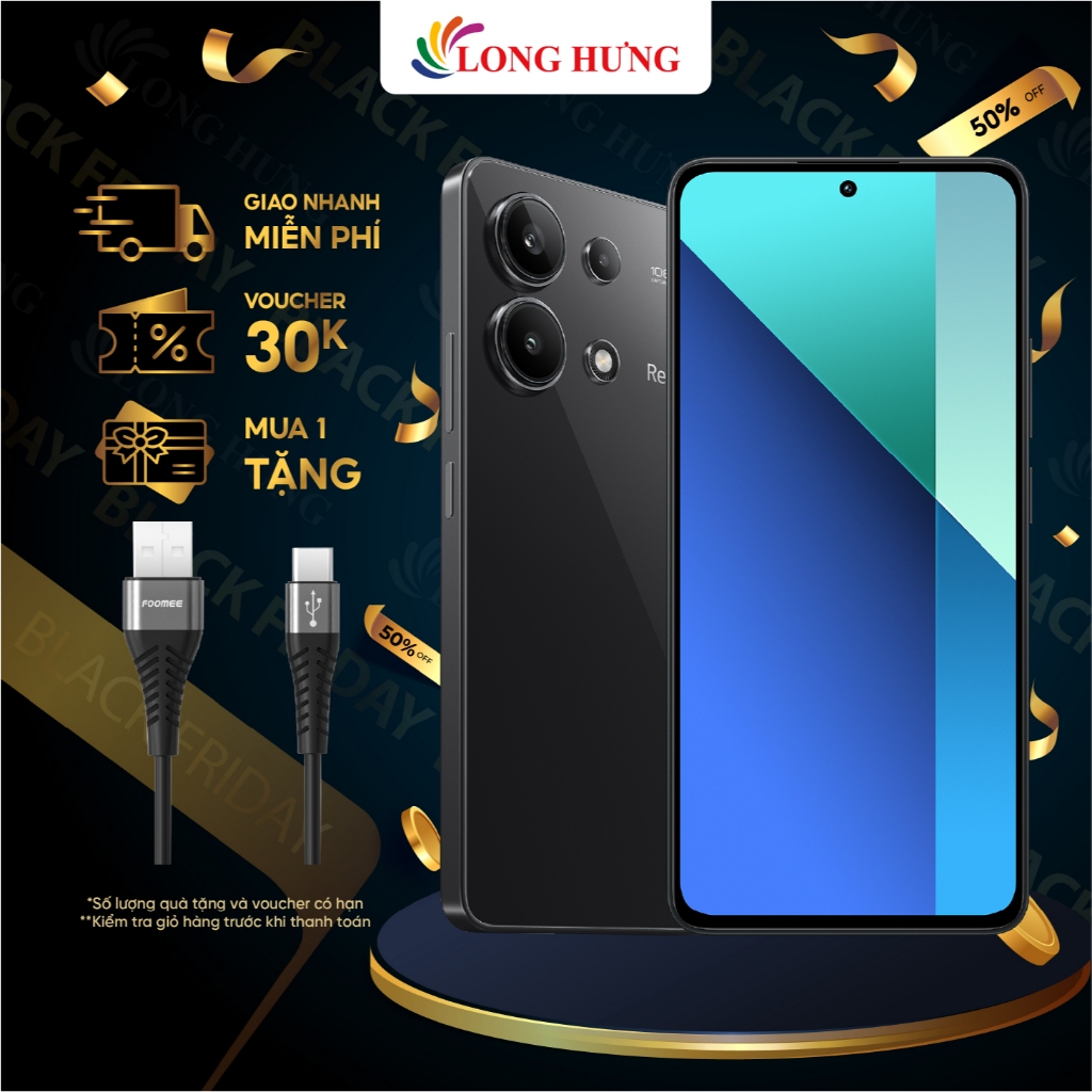 Điện thoại Xiaomi Redmi Note 13 (6GB/128GB) - Hàng chính hãng