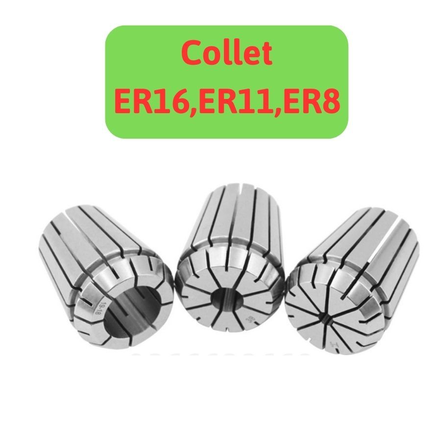 Collet er16,er11,er8 ống kẹp dao phay, mũ khoan , doa , mũi khắc , đầu kẹp bt30/40/50, senga ,er32/2